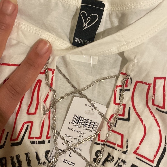 White Crop Tank - Picture 2 of 3